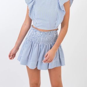 Koch Erica Sea Stripe Skirt NWT